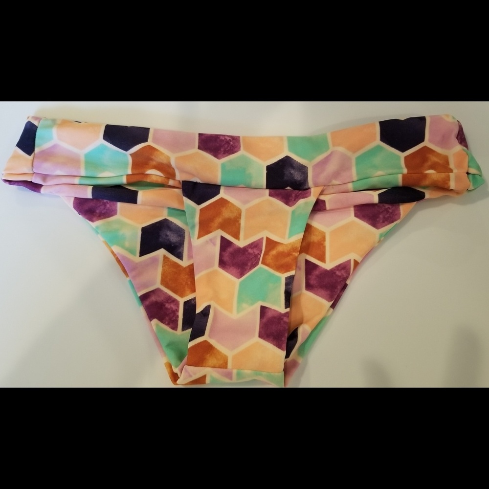 NWOT Tori Praver cheeky bikini bottoms sz sm